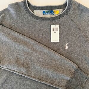 Polo Ralph‎ Lauren Mens Grey Textured Knit Crewneck Sweater 3XB NWT 711948737001